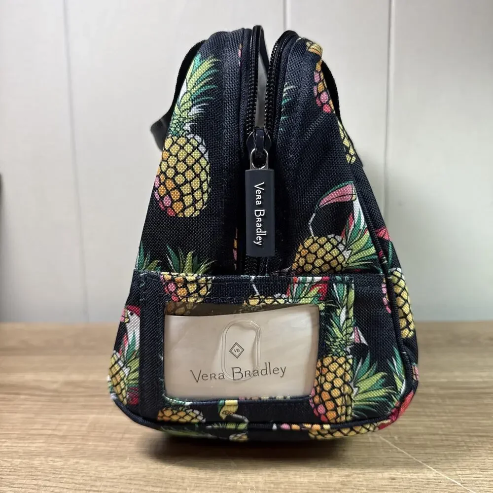 VERA BRADLEY Stay Cooler Insulated Drink / Lunch Tote Bag- Pineapple Toucan J4